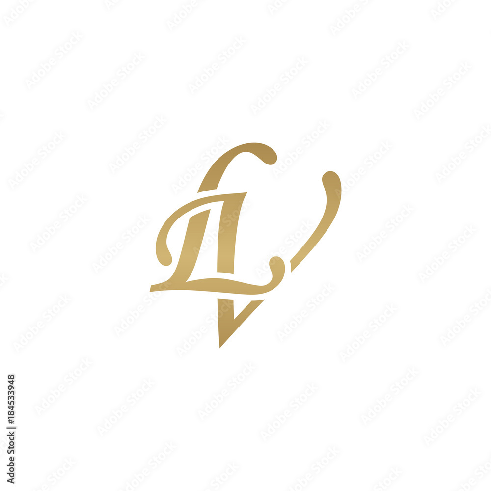 Initial letter PM, overlapping elegant monogram logo, luxury