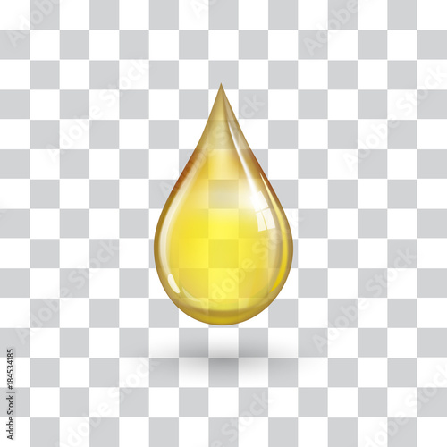 One big yellow drop