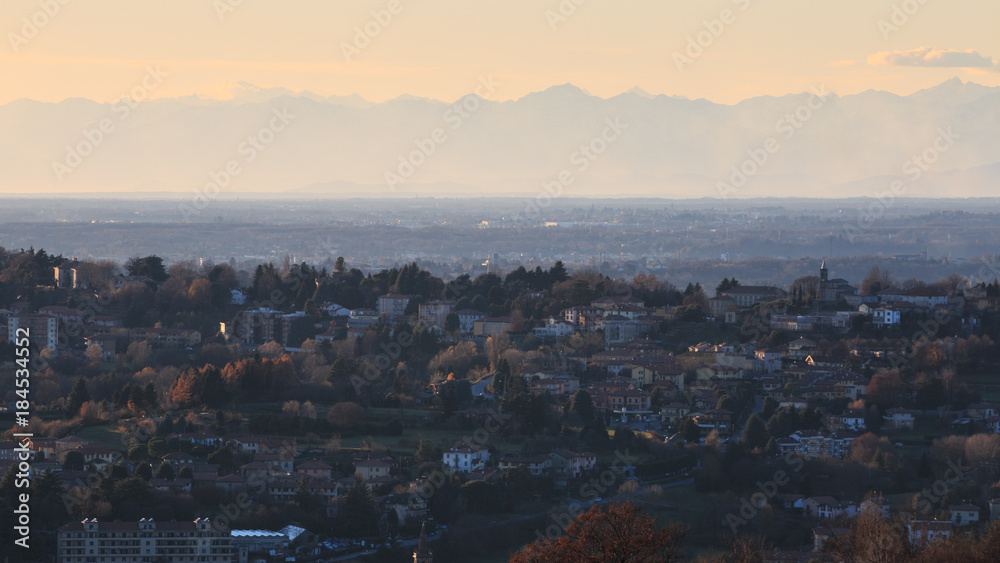 tramonto da Montevecchia - Brianza