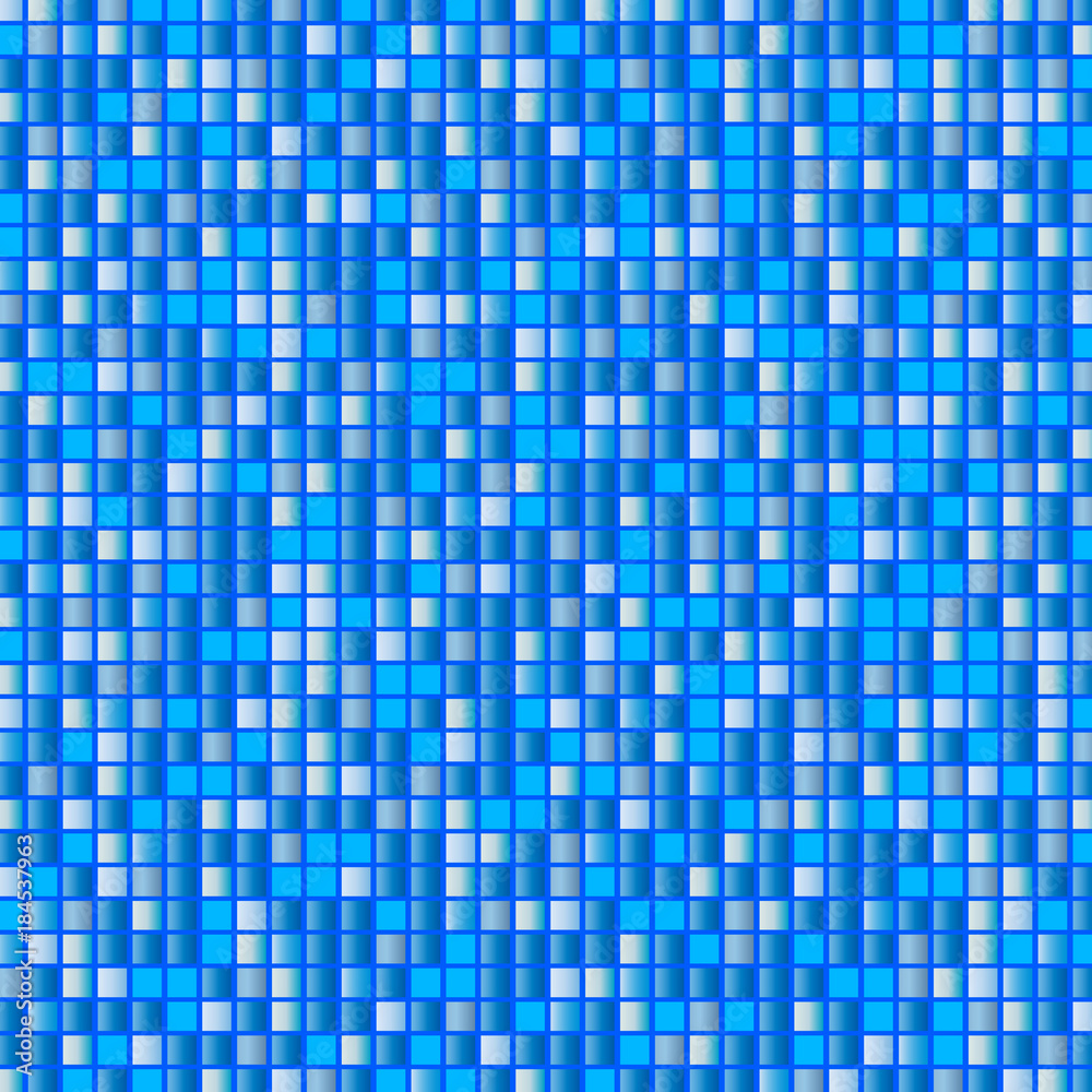 Mosaic blue tiled background Mosaic blue tiled background