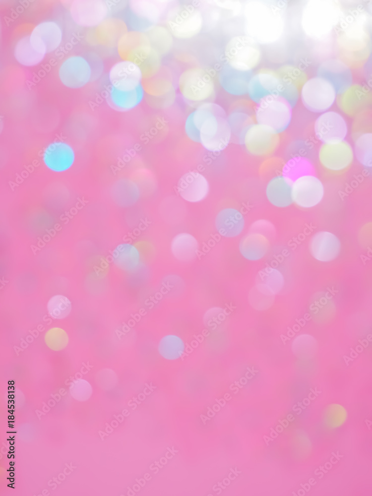 Pink and colorful bokeh light abstract background texture. Christmas and Valentine's pattern bokah, wallpaper. Pink and colorful bokeh light abstract background texture. Christmas and Valentine's pattern bokah, wallpaper.