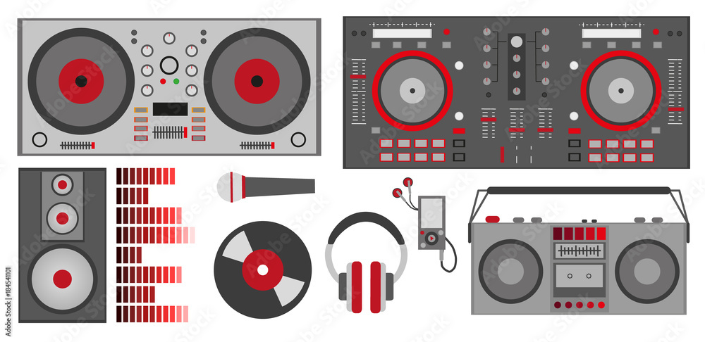 Medidor De Decibeles Control De Música De Audio. Ilustración Vectorial  Ilustraciones svg, vectoriales, clip art vectorizado libre de derechos.  Image 84002396