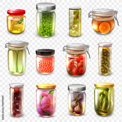 Canned Goods Set Transparent Background