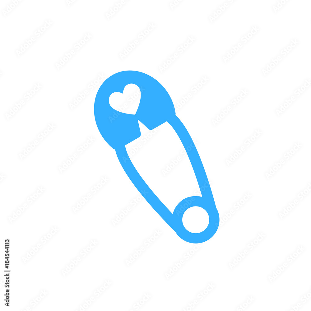 Baby, baby shower, diaper, pin, safety pin icon - Download on