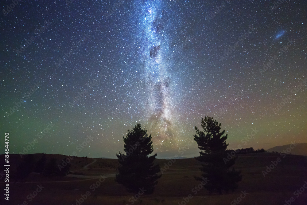 Milky Way and Night sky at  New Zealand