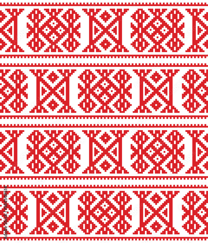 Sami seamless vector design, Lapland cross-stitch vector pattern, folk art Scandinavian, Nordic style
Sami seamless vector design, Lapland cross-stitch vector pattern, folk art Scandinavian, Nordic style