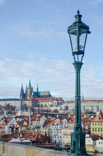 St Vitus Cathedral viewed from Charles Bridge Prague