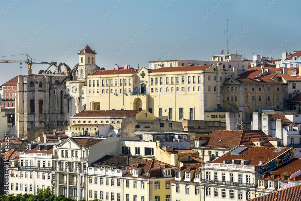 Apartments on Rossio Square in Lisbon