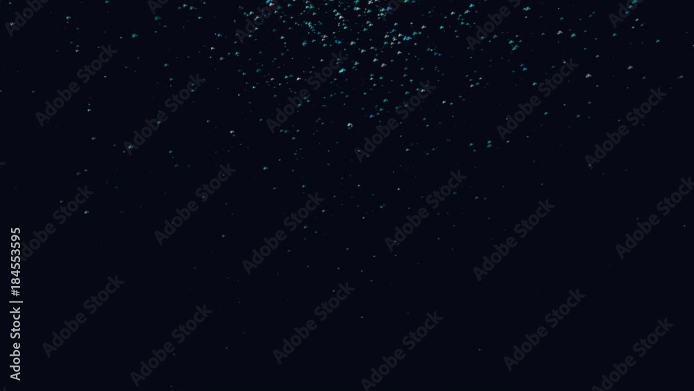 Abstract dark background animation with moving bubbles shapes as texture.