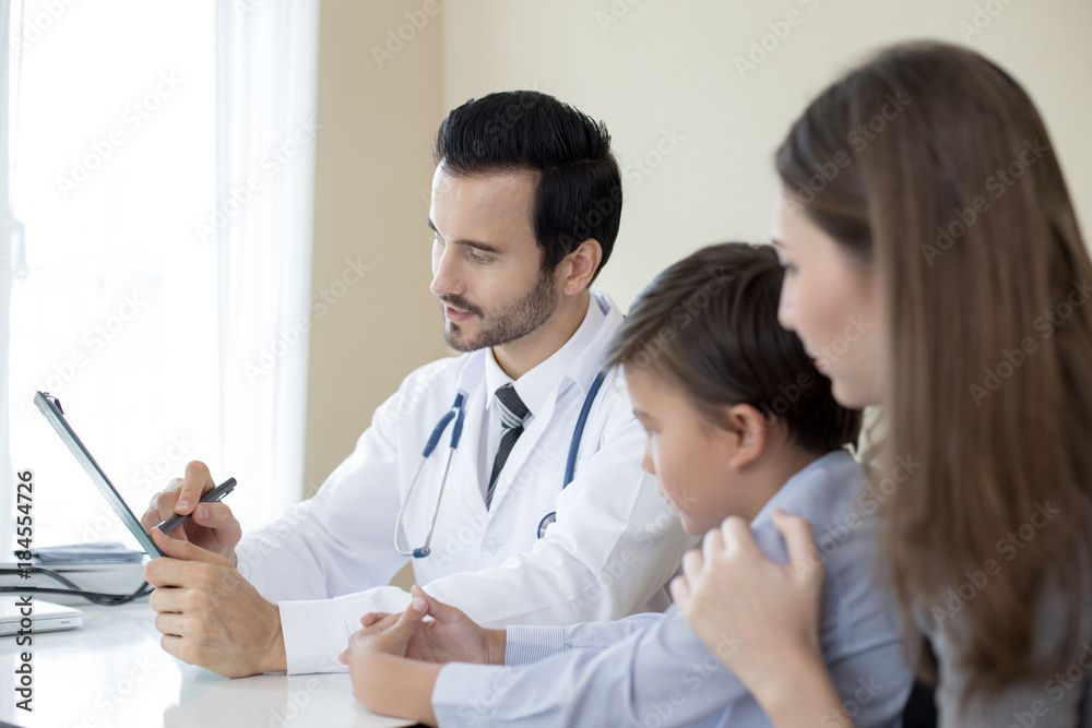 Portrait of Doctor working at hospital. People with medical concept. Portrait of Doctor working at hospital. People with medical concept.