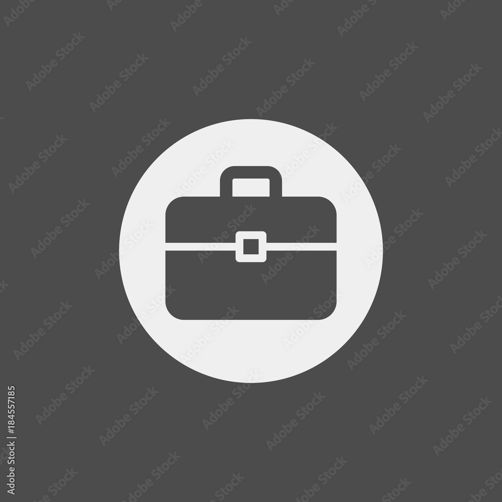 Suitcase flat vector icon Suitcase flat vector icon