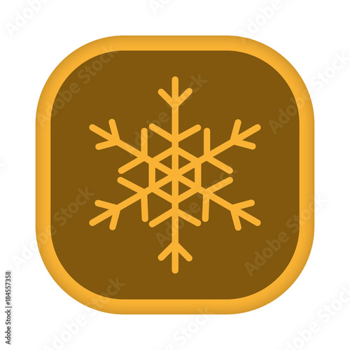 App Icon gelb - Schnee Flocke