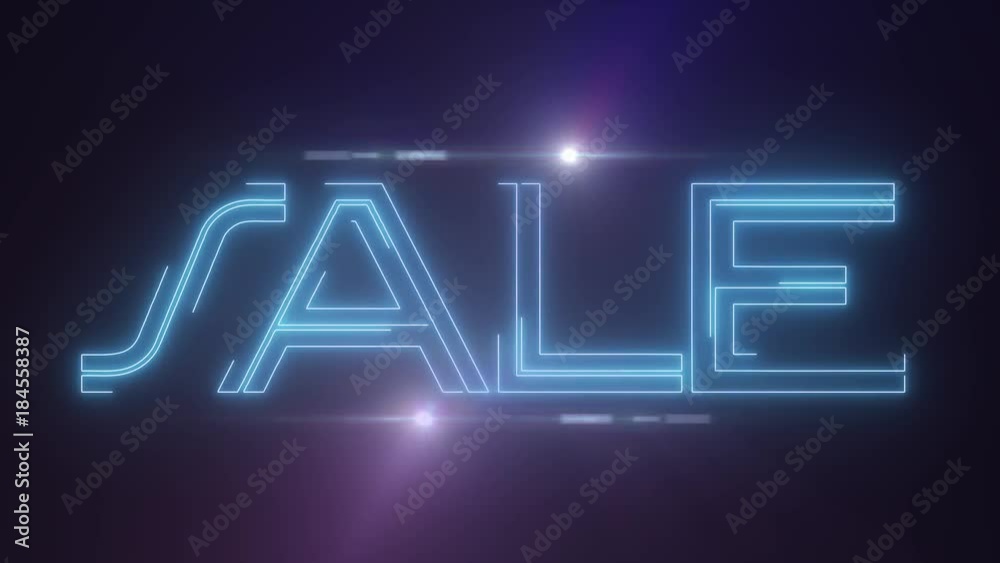 blue lazer neon SALE text with shiny light optical flares animation on black background - new quality retro vintage disco dance motion joyful addvertisement commercial video footage loop design blue lazer neon SALE text with shiny light optical flares animation on black background - new quality retro vintage disco dance motion joyful addvertisement commercial video footage loop design