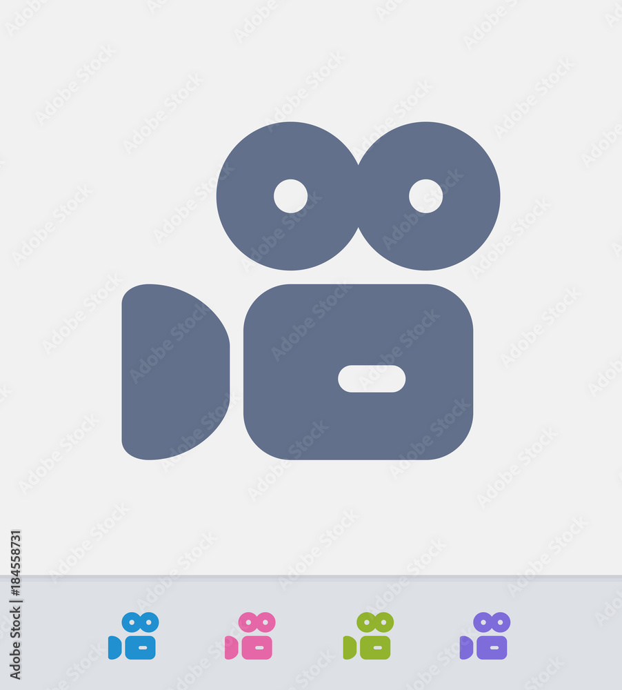 Movie Camera - Ants Icons. A professional, pixel-aligned icon. Movie Camera - Ants Icons. A professional, pixel-aligned icon.