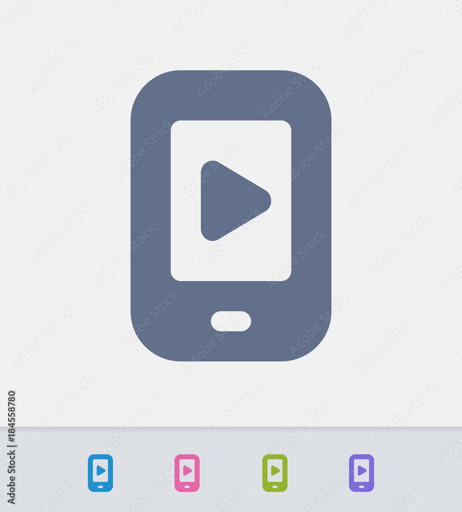 Phone & Play Button - Ants Icons. A professional, pixel-aligned icon. Phone & Play Button - Ants Icons. A professional, pixel-aligned icon.