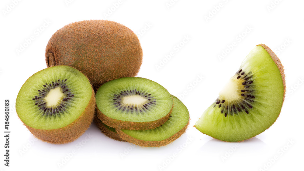 Fototapeta premium Kiwi fruit isolated on white background