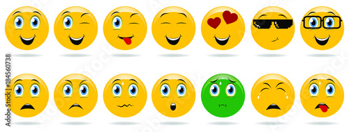 Emoji vector set