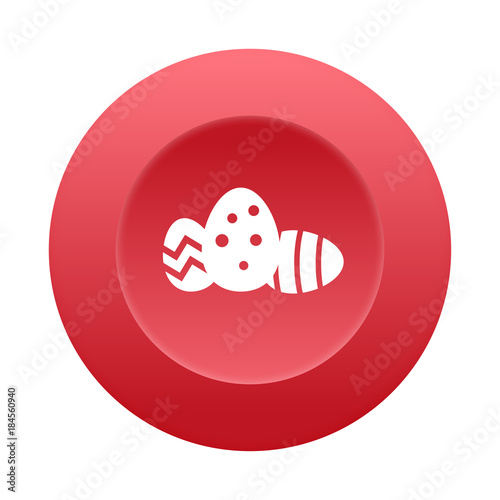 Runder 3D Button - Ostereier