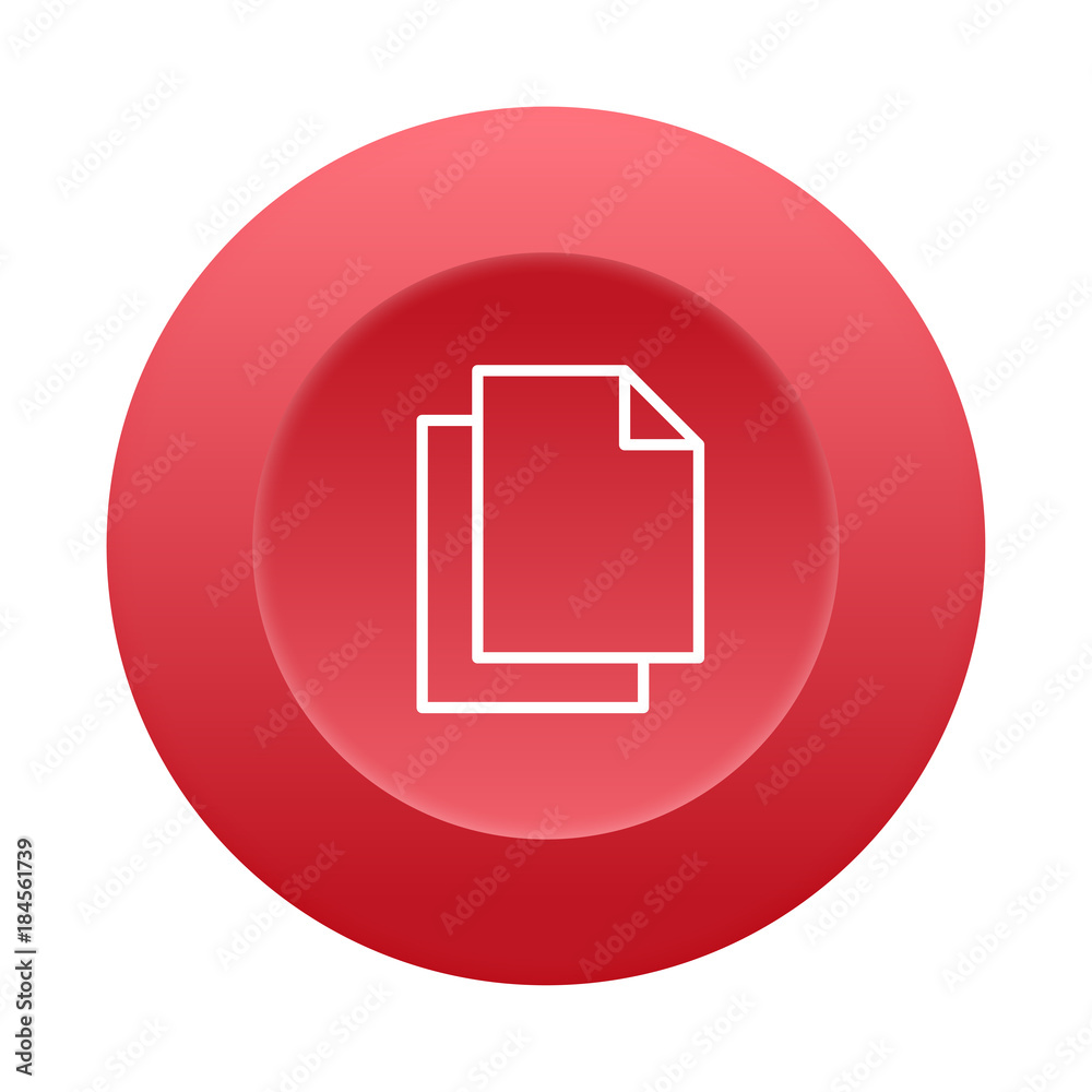 Runder 3D Button - Akte