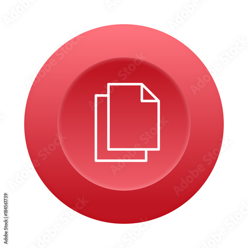 Runder 3D Button - Akte