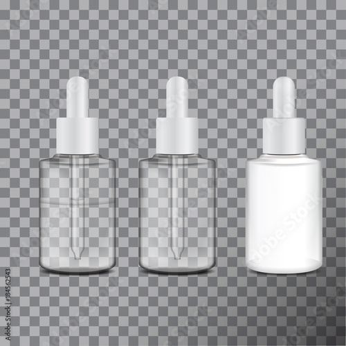 Set of realistic cosmetic container, tube for ointment. Mock up bottle. Gel, balsam, for design label