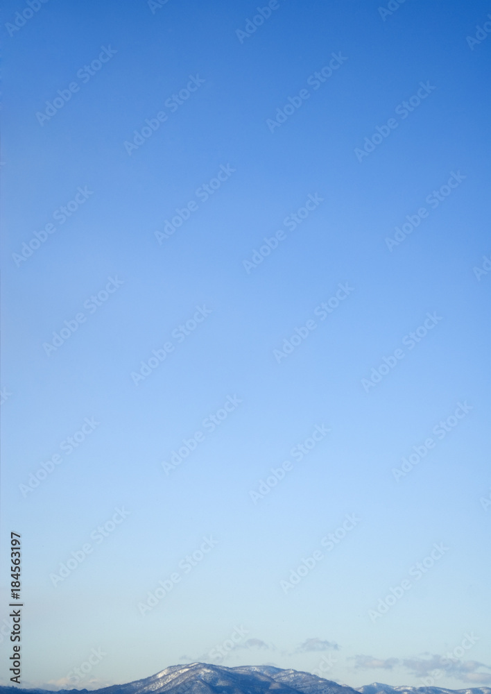 冬　山　素材