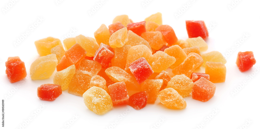 Dried fruits apricot and papaya with some others Dried fruits apricot and papaya with some others