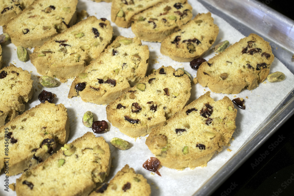 Just removed from the oven nut filled cookies. Just removed from the oven nut filled cookies.