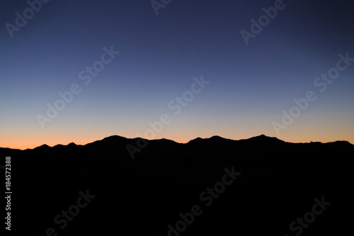 beautiful view of twilight sky after sunset