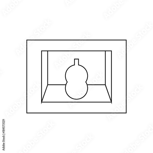 shelf with decorative objects
