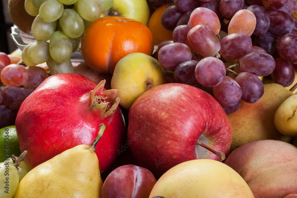 Set of fresh fruit for the health closeup. Set of fresh fruit for the health closeup.