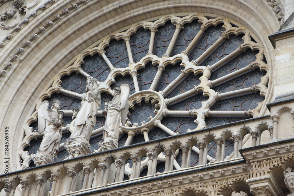 Notre-Dame de Paris. Notre-Dame Cathedral.  Paris, France.