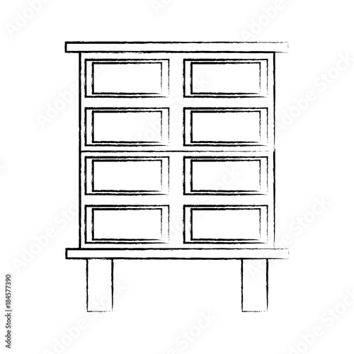 empty shelves unit icon