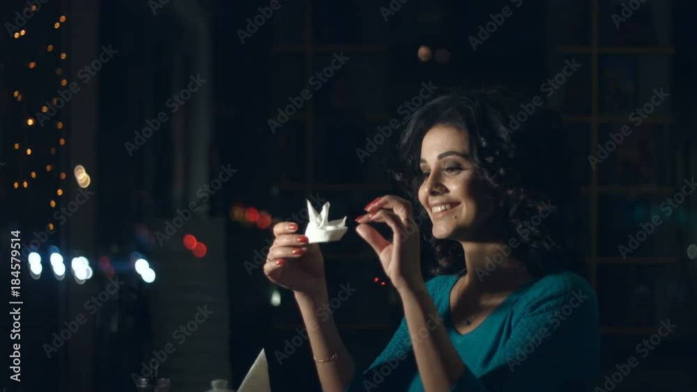 Cute woman in in a cafe.
Slow motion. A pretty woman is sitting in a cafe behind the glass and dreams. Cute woman in in a cafe.
Slow motion. A pretty woman is sitting in a cafe behind the glass and dreams.