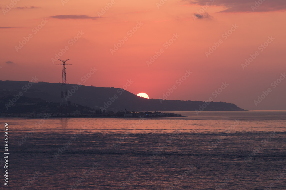 Tramonto sulla Sicilia Tramonto sulla Sicilia