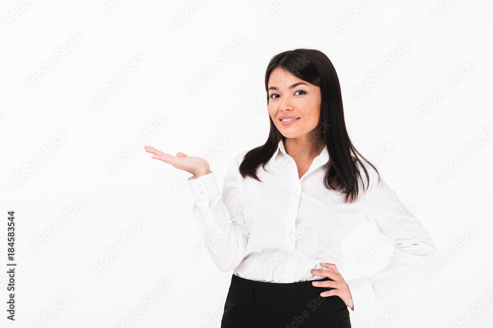 Portrait of a satisfied asian businesswoman Portrait of a satisfied asian businesswoman