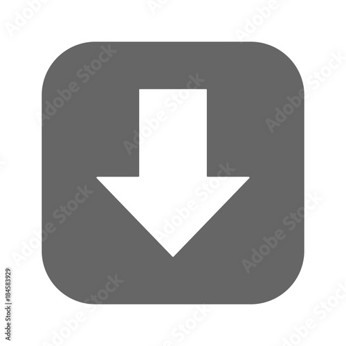 Free Download Arrow Down vector icon. - GFXLoad