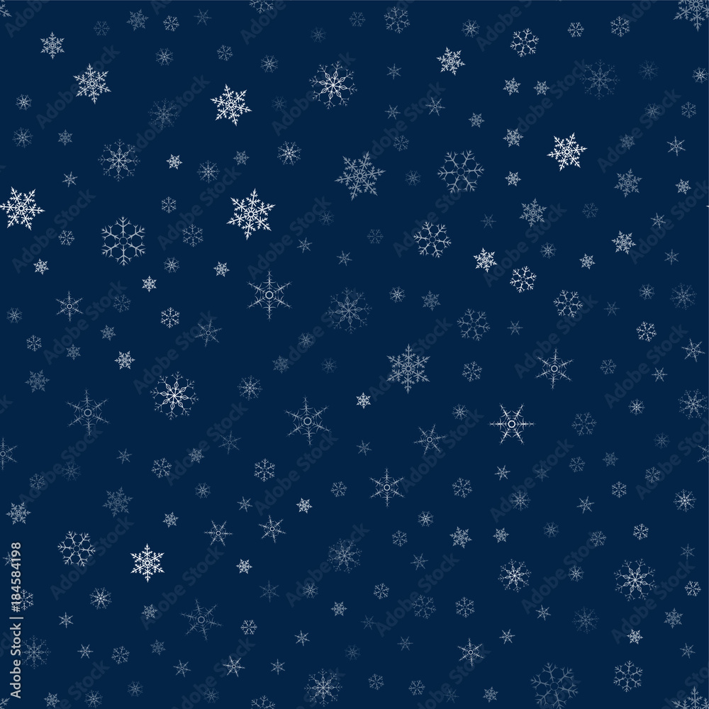 Christmas seamless pattern from snowflakes. New year festive texture for design postcards, invitations, greetings, and clothing. Christmas seamless pattern from snowflakes. New year festive texture for design postcards, invitations, greetings, and clothing.