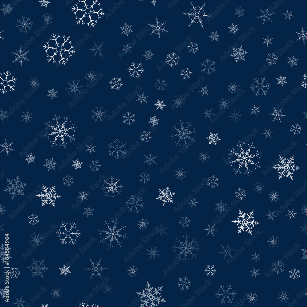 Christmas seamless pattern from snowflakes. New year festive texture for design postcards, invitations, greetings, and clothing. Christmas seamless pattern from snowflakes. New year festive texture for design postcards, invitations, greetings, and clothing.