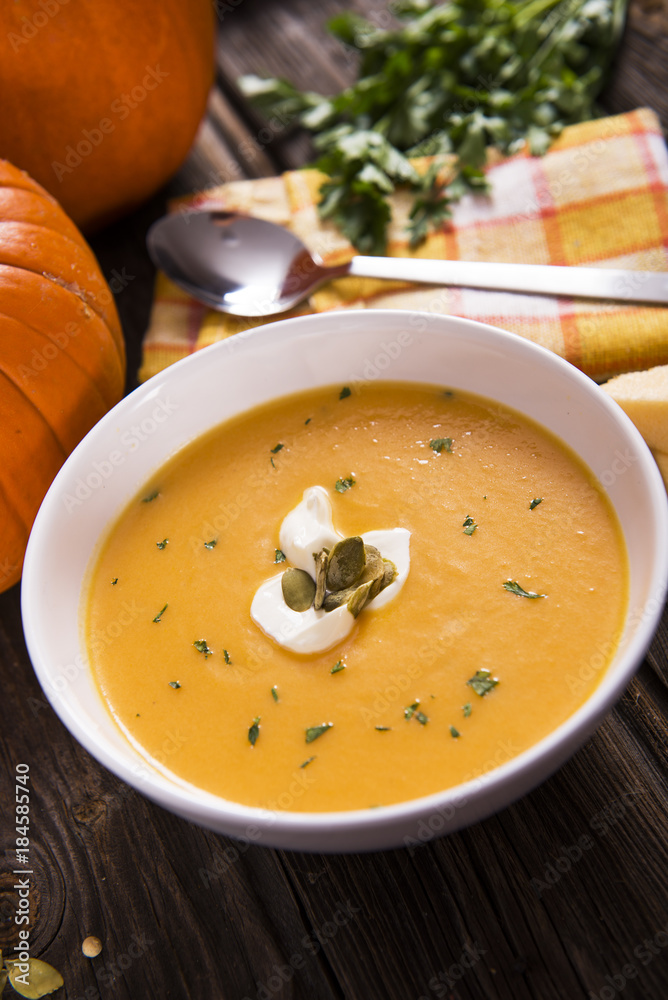Homemade pumpkin soup Homemade pumpkin soup