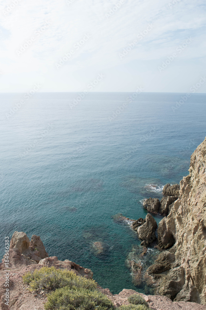 Landscape of Cabo de Gata, Almeria, Spain