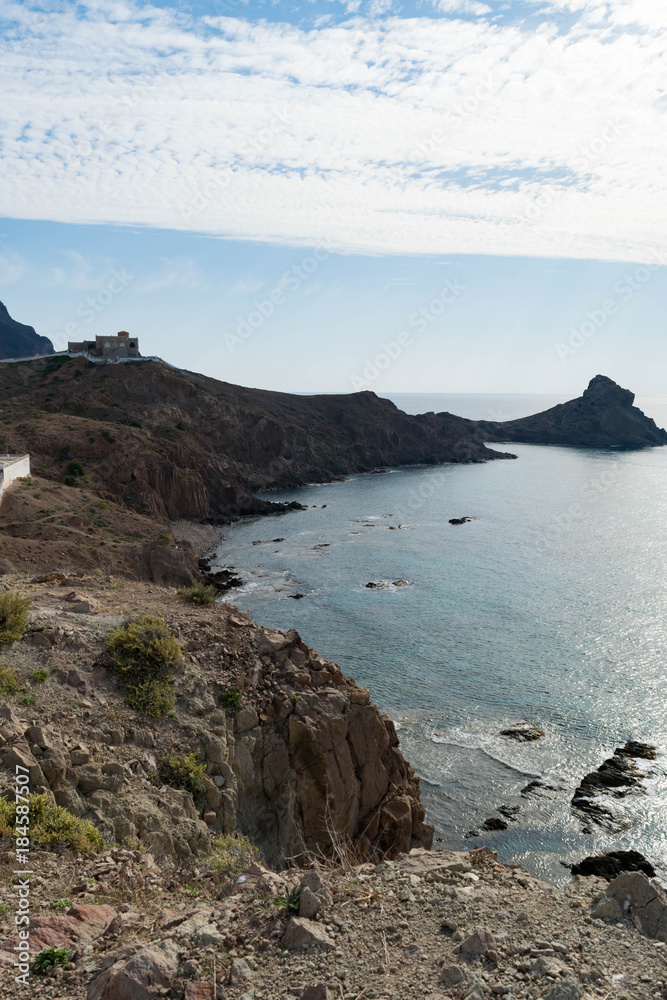 Landscape of Cabo de Gata, Almeria, Spain