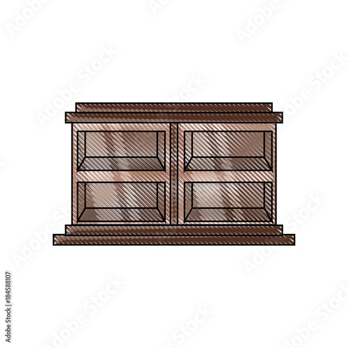 empty shelves unit icon