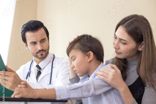 Portrait of Doctor working at hospital. People with medical concept.