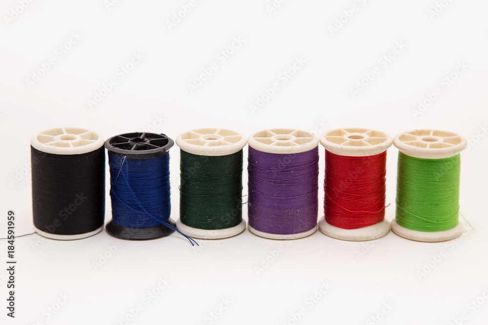 yarn on a white background. yarn on a white background.