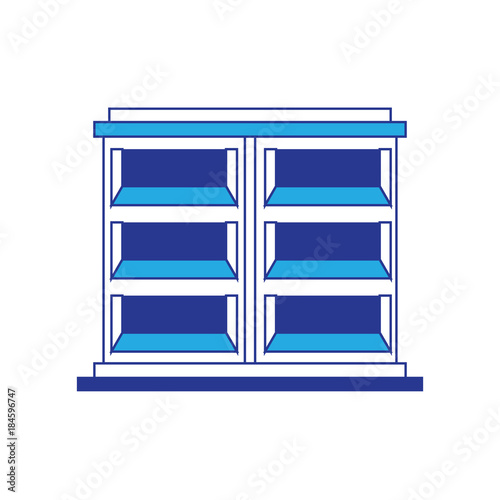 empty shelves unit icon
