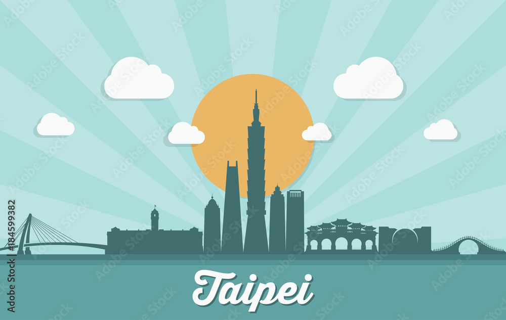 Taipei skyline - Taiwan