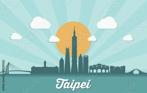 Taipei skyline - Taiwan