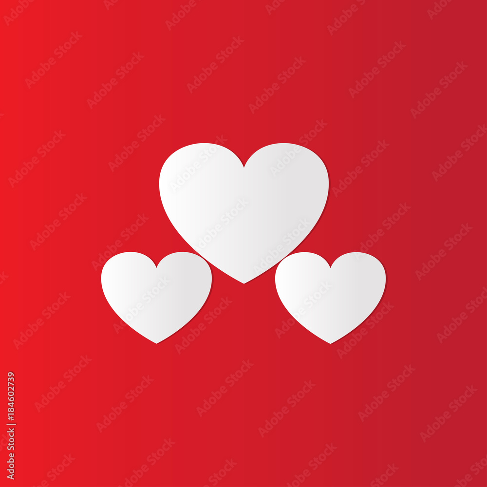 Design Template - eps10 Heart for Valentines Day Background