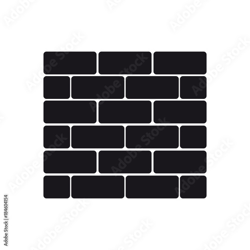 Brick Wall Vector Icon